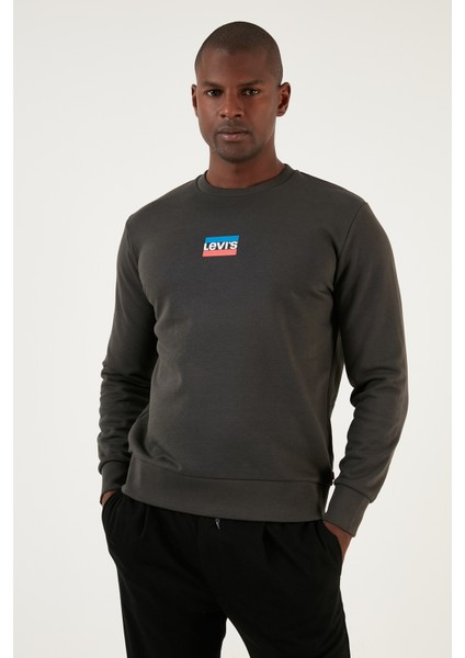 Pamuklu Regular Fit Bisiklet Yaka Sweat Erkek Sweat A2824
