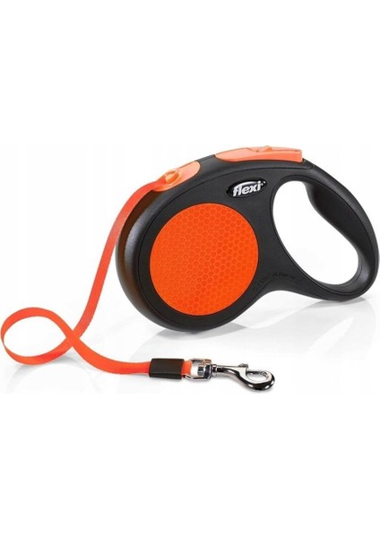Turuncu Neon Otomatik Şerit Tasma Small 5 Mt 15 kg