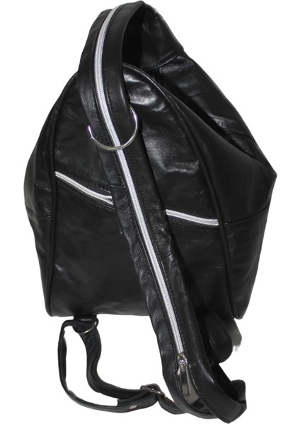 Deri Kadın Sırt ,omuz Çantası Bülbül Sşyah ÇNTDRBÜLBÜLSYH01 modelleri