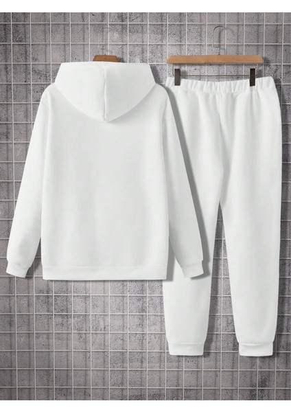 Erkek Beyaz Eşofman Takımı Expression Baskılı fiyatları