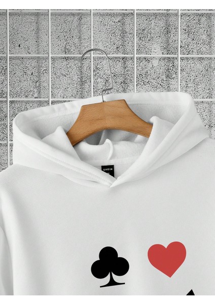 Erkek Beyaz Eşofman Takımı Expression Baskılı modelleri