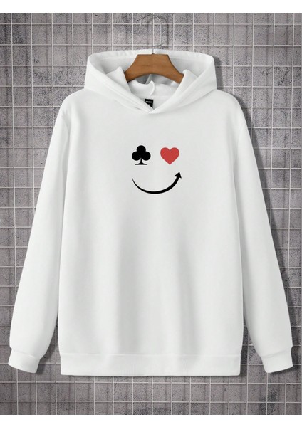 Erkek Beyaz Eşofman Takımı Expression Baskılı fırsatları