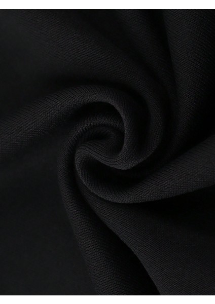 Erkek Siyah Eşofman Takımı Lip Star Baskılı Eşofman Takımı fırsatları