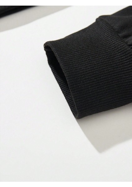 Erkek Siyah Baskılı Takımı modelleri