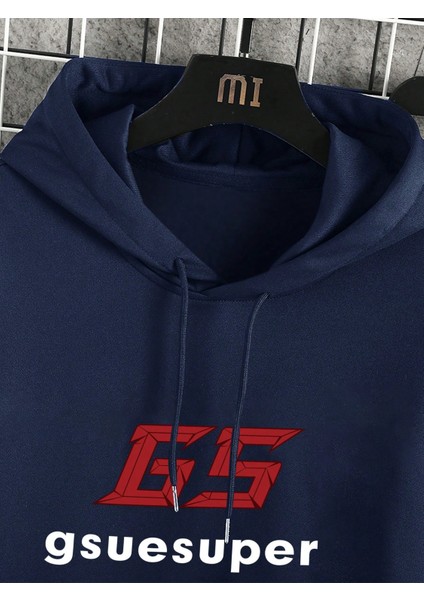 Erkek Indigo Mavi Thickened Sweatshirt Sport Tracksuit Kalın Featuring Eşofman Takımı indirimleri