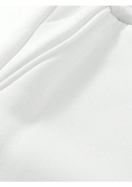 Erkek Beyaz Plus Baskılı Jogger Eşofman Günlük For fırsatları