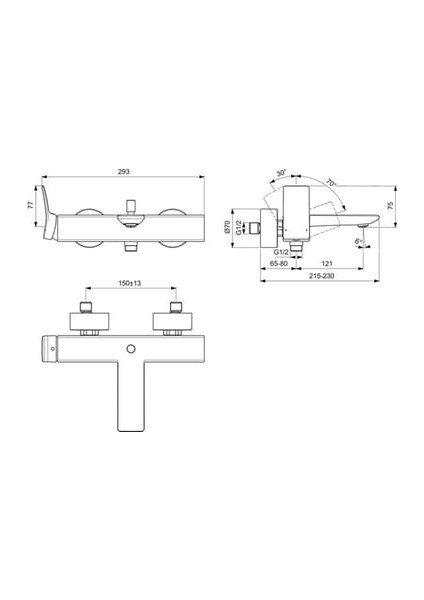 BC762AA Conca Banyo Bataryası Krom