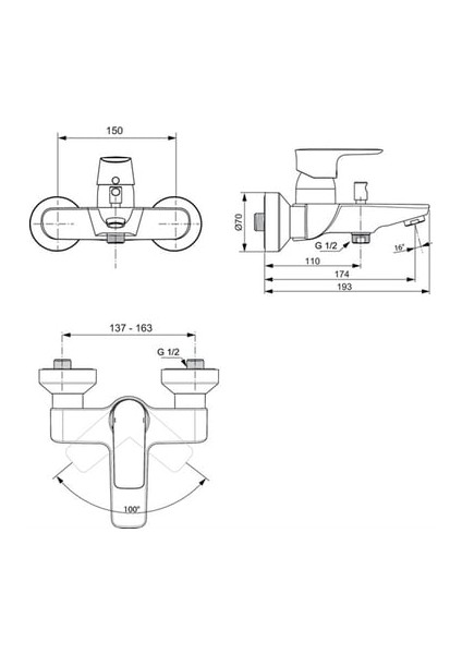 A7033AA Connect Air Banyo Bataryası