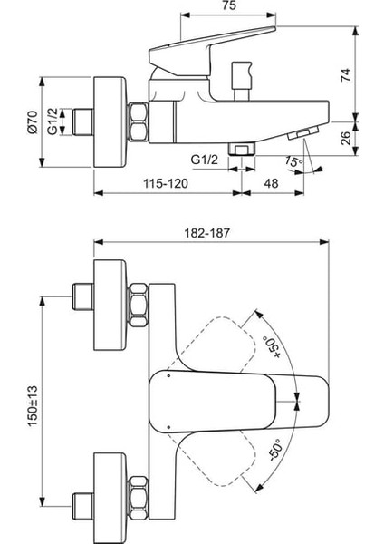 BD256AA Ceraplan Banyo Bataryası