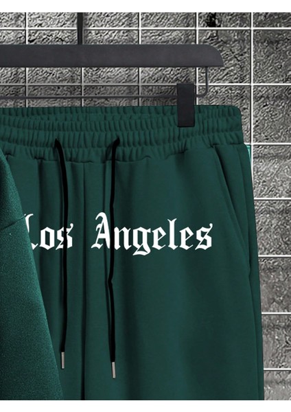 Erkek Yeşil Baskılı Eşofman Takımı indirimleri