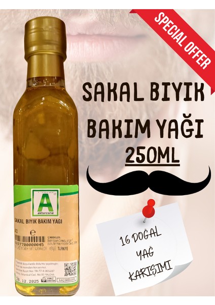 Sakal Bıyık Bakım Yağı 250ML