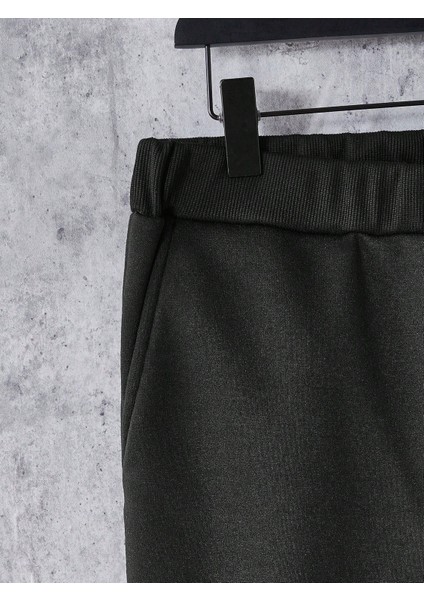 Erkek Siyah Black Örme Kumaş Plus Sweatsuit Eşofman Takımı fırsatları