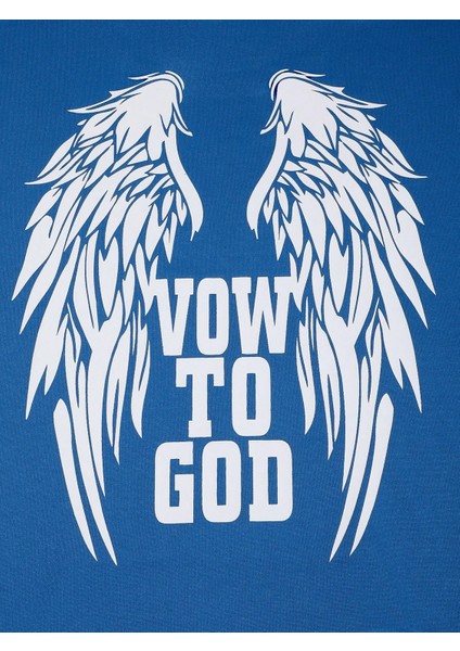 Erkek Mavi Wing Baskılı Eşofman Takımı modelleri