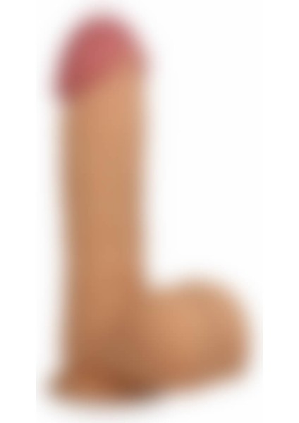 Pridex Medikal 24,5 cm Gerçekçi Kalın Damarlı Esnek ve Bükülebilir Dildo Realistik Penis