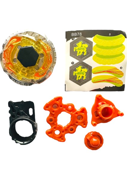 BB78  Beyblade Metal Fusıon Rock Giraffe (Zurafa) Wl-Fırlatıcısız