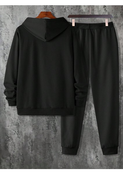 Erkek Siyah Pigeon Baskılı Sweatshirt Sweatshirt Eşofman fiyatları