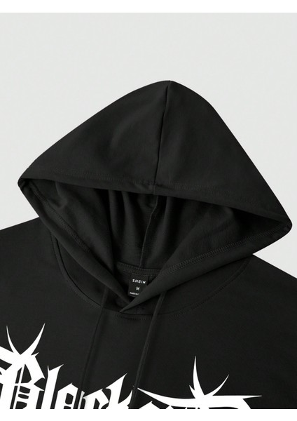 Erkek Siyah Pigeon Baskılı Sweatshirt Sweatshirt Eşofman fırsatları