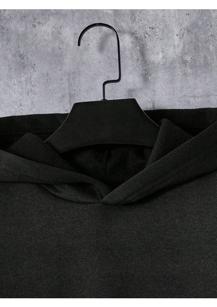 Erkek Siyah Model Sweatshirt Sweatshirt Sports Eşofman indirimleri