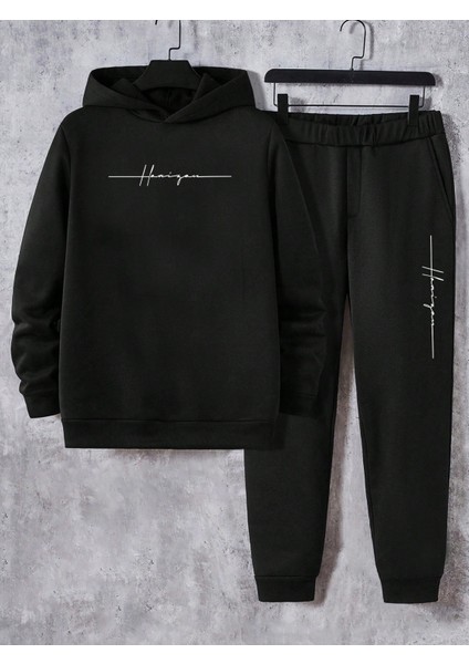 Erkek Siyah Baskılı Eşofman fiyatları