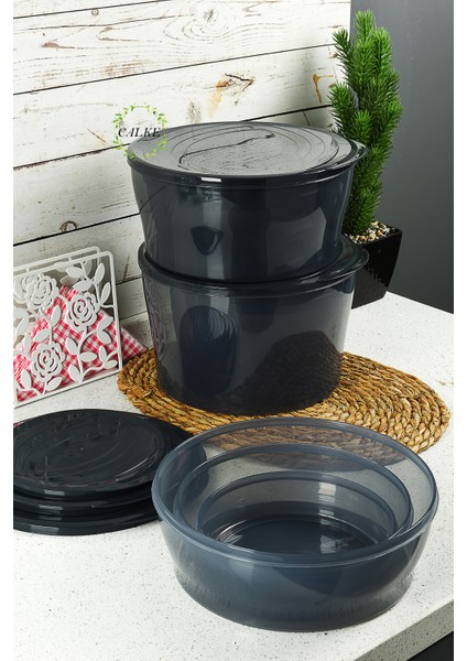 Erzak Gıda Saklama Kabı 9' Lu Set Sızdırmaz Kapaklı Bpa Free modelleri