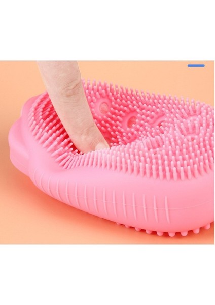 Silikonlu Sünger Hazneli Duş, Banyo, Hamam Kesesi, Masajlı Yumuşak Duş Lifi, Silikon ve Süngerli Banyo Kesesi modelleri