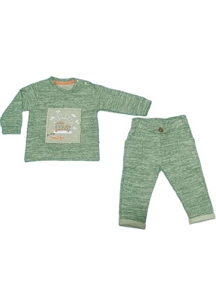 4475T Bebek King Yeşil Eşofman Takımı