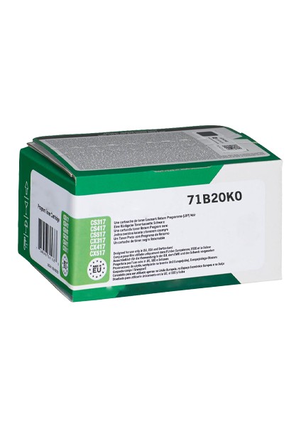 Lexmark CS317 Siyah Muadil Toner
