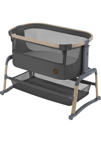 Maxi Cosi Iora Air Sallanabilen Ahşap Görünümlü Anne Yanı Beşik Beyond Graphite