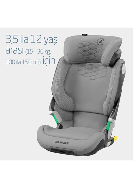 MaxiCosi Kore Pro Işık Sensörlü Adac'Lı Isofixli ISize 15-36 Kg Çocuk Oto Koltuğu Authentic Grey