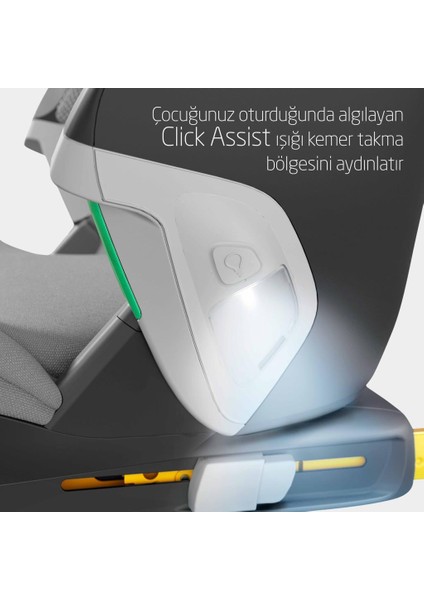 MaxiCosi Kore Pro Işık Sensörlü Adac'Lı Isofixli ISize 15-36 Kg Çocuk Oto Koltuğu Authentic Grey