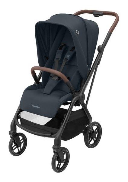 Leona2-Cabriofix Tek Elle Katlanabilen Ultra Kompakt Çift Yönlü Seyahat Sistem Bebek Arabası Essential Graphite