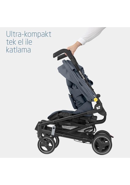 Mara Ultra Kompakt Tek Elle Katlanabilen Baston Bebek Arabası