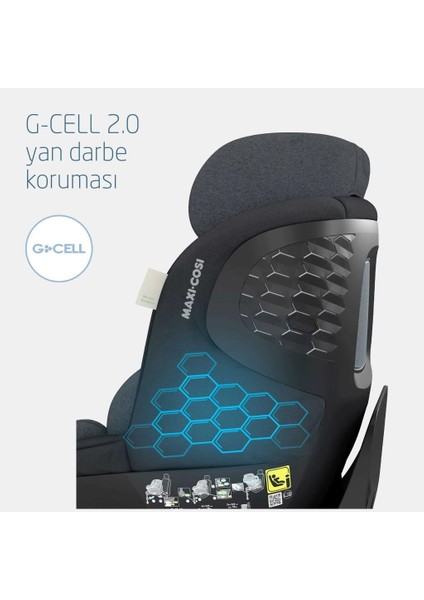 Mica Pro Eco I-Size ADAC'lı Isofix'li 360 Dönebilir Yatabilir 0-18 kg Bebek Oto Koltuğu Authentic Graphite