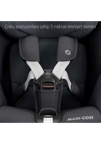 Mica Pro Eco I-Size ADAC'lı Isofix'li 360 Dönebilir Yatabilir 0-18 kg Bebek Oto Koltuğu Authentic Graphite