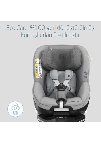 Maxi Cosi Mica Pro Eco I-Size İsofix'li 360 Dönebilir Yatabilir 0-18 Kg Bebek Oto Koltuğu Authentic Grey