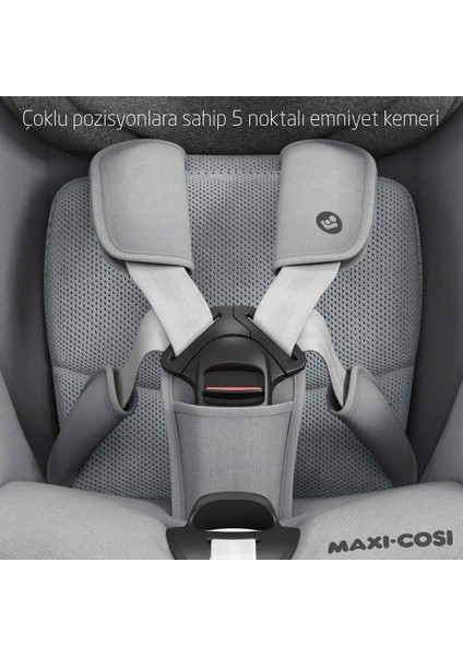 Maxi Cosi Mica Pro Eco I-Size İsofix'li 360 Dönebilir Yatabilir 0-18 Kg Bebek Oto Koltuğu Authentic Grey