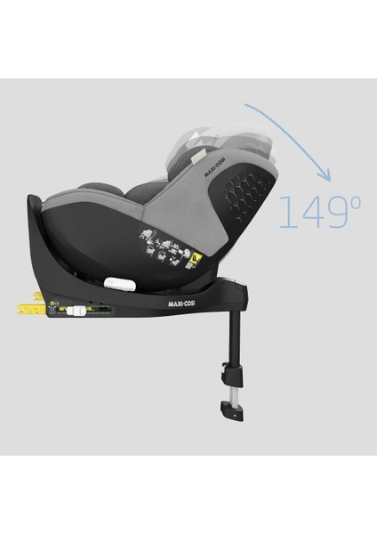 Maxi Cosi Mica Pro Eco I-Size İsofix'li 360 Dönebilir Yatabilir 0-18 Kg Bebek Oto Koltuğu Authentic Grey