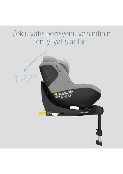 Maxi Cosi Mica Pro Eco I-Size İsofix'li 360 Dönebilir Yatabilir 0-18 Kg Bebek Oto Koltuğu Authentic Grey