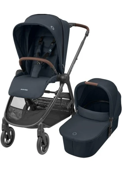 Maxi Cosi Street+ Ekstra Portbebeli Tek Elle Katlanabilen Bebek Arabası Essential Graphite