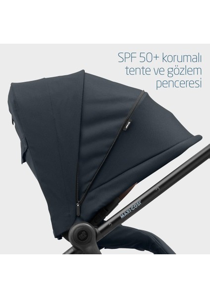 Maxi Cosi Street+ Ekstra Portbebeli Tek Elle Katlanabilen Bebek Arabası Essential Graphite