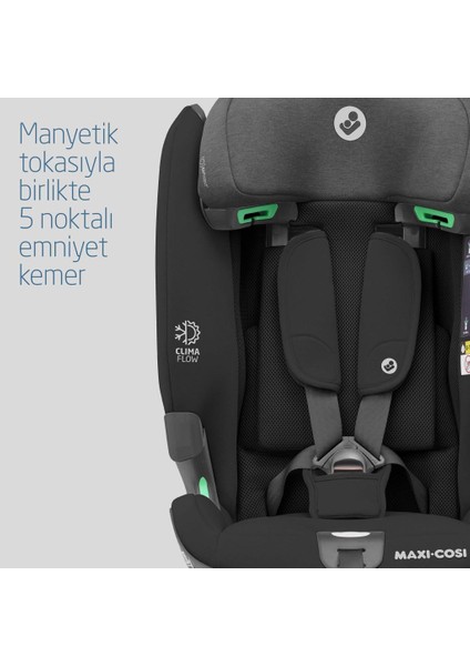 Titan Pro I-Size Adac'lı 9-36 kg Çocuk Oto Koltuğu Authentic Black