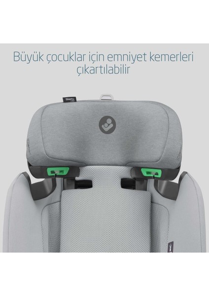 Titan Pro I-Size Adac'lı 9-36 kg Çocuk Oto Koltuğu Authentic Grey