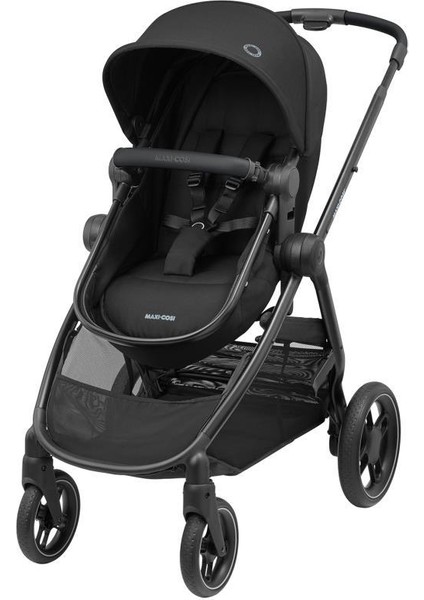 Zelia3 2in1 Portbebeye Dönüşebilen Bebek Arabası Essential Black