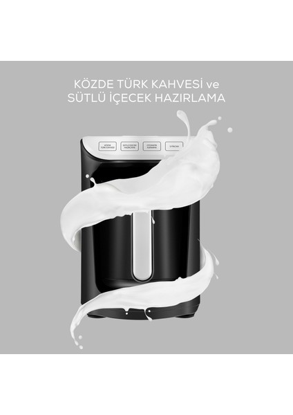 Hatır Köz Sütlü Türk Kahve Makinesi White