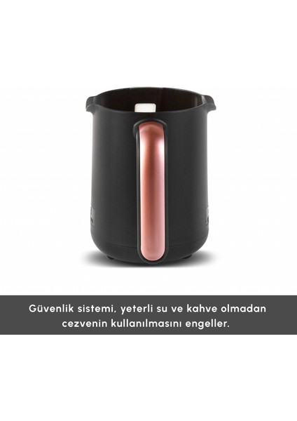 Hatır Köz Sütlü Türk Kahve Makinesi Rosegold