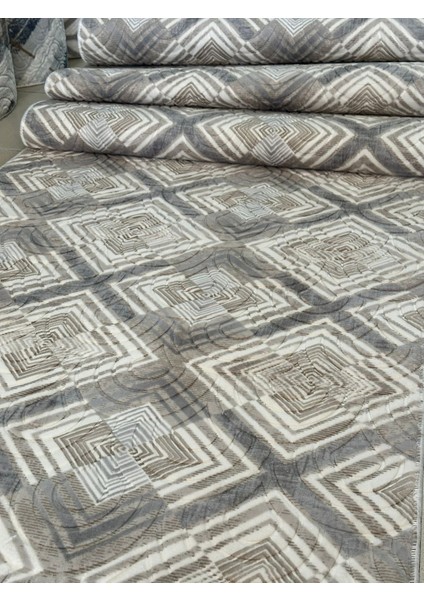 Kaymaz Taban Prime Solento Gri Kabartmalı Kesme Koridor Salon Mutfak Halı modelleri