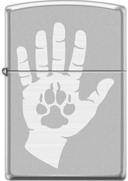 Hand And Paw Print Design Çakmak