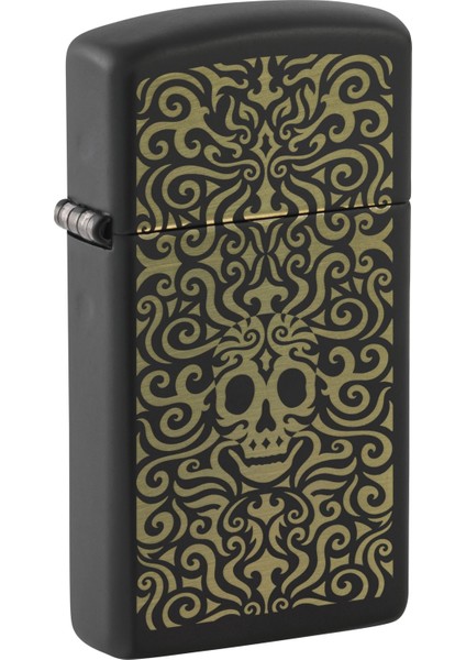 1618 Skull Filigree Design Çakmak