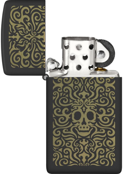 1618 Skull Filigree Design Çakmak