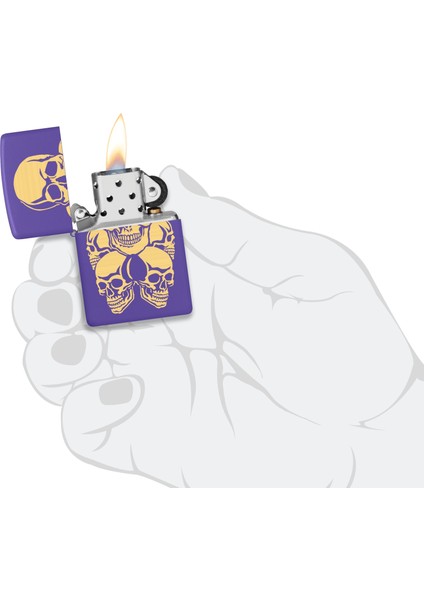 237 23FPF Skulls Design Çakmak